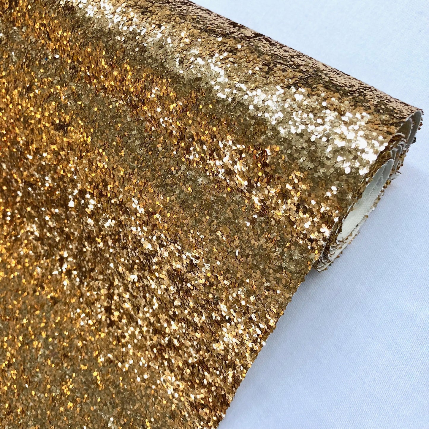 Chunky Glitter Leatherette Fabric â€“ Heavyweight Faux Leather 55" (140cm) Wide | 12.5 Metre Roll