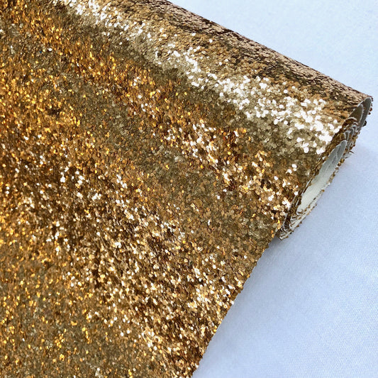 Chunky Glitter Leatherette Fabric | Heavyweight Faux Leather 55" (140cm) Wide – Sold by the Meter