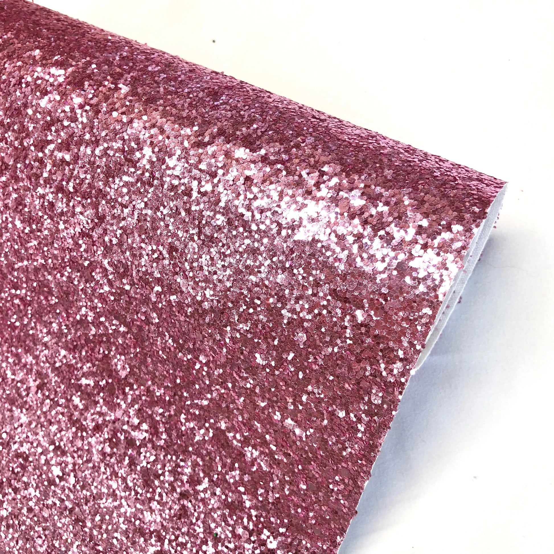 Chunky Glitter Leatherette Fabric â€“ Heavyweight Faux Leather 55" (140cm) Wide | 12.5 Metre Roll