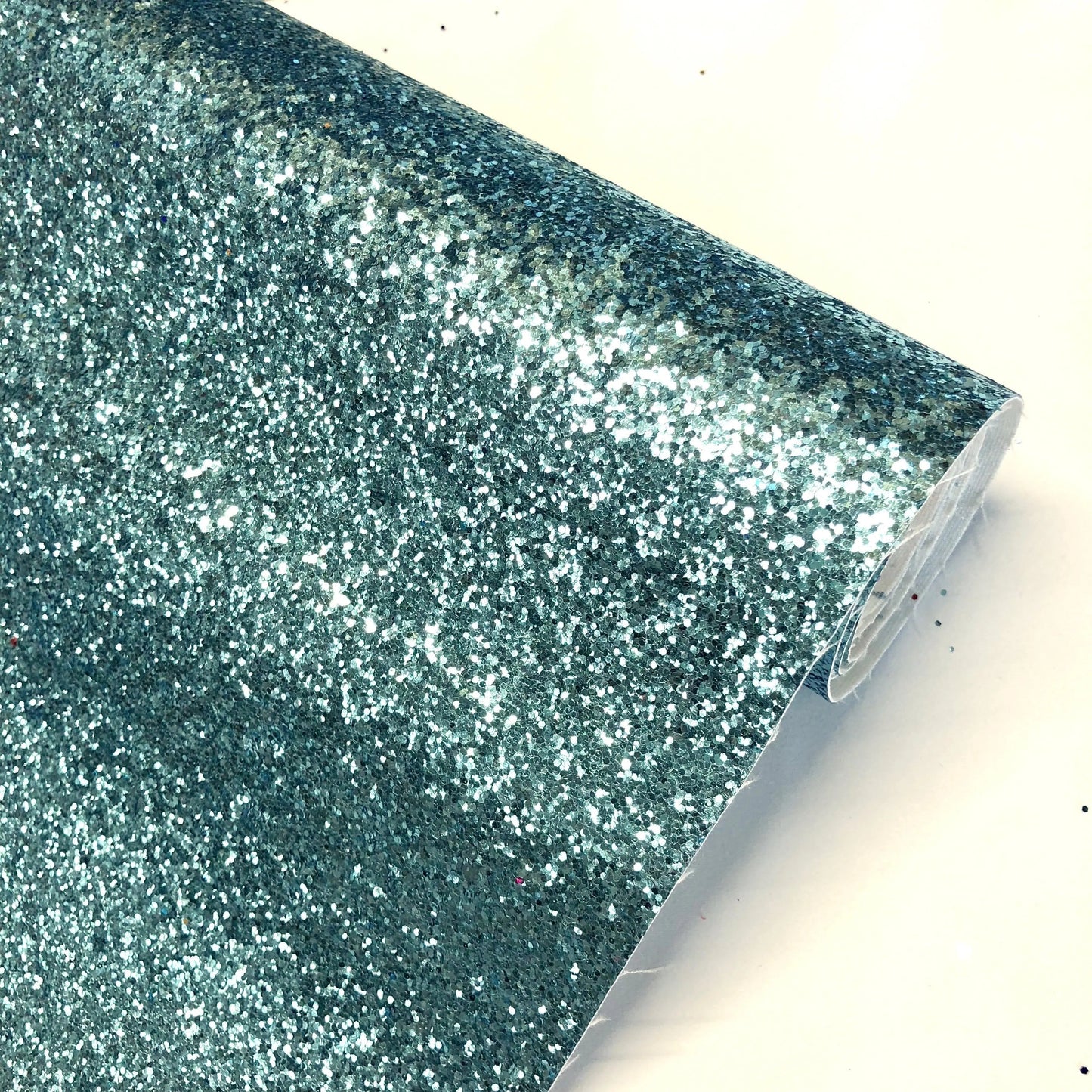 Chunky Glitter Leatherette Fabric â€“ Heavyweight Faux Leather 55" (140cm) Wide | 12.5 Metre Roll