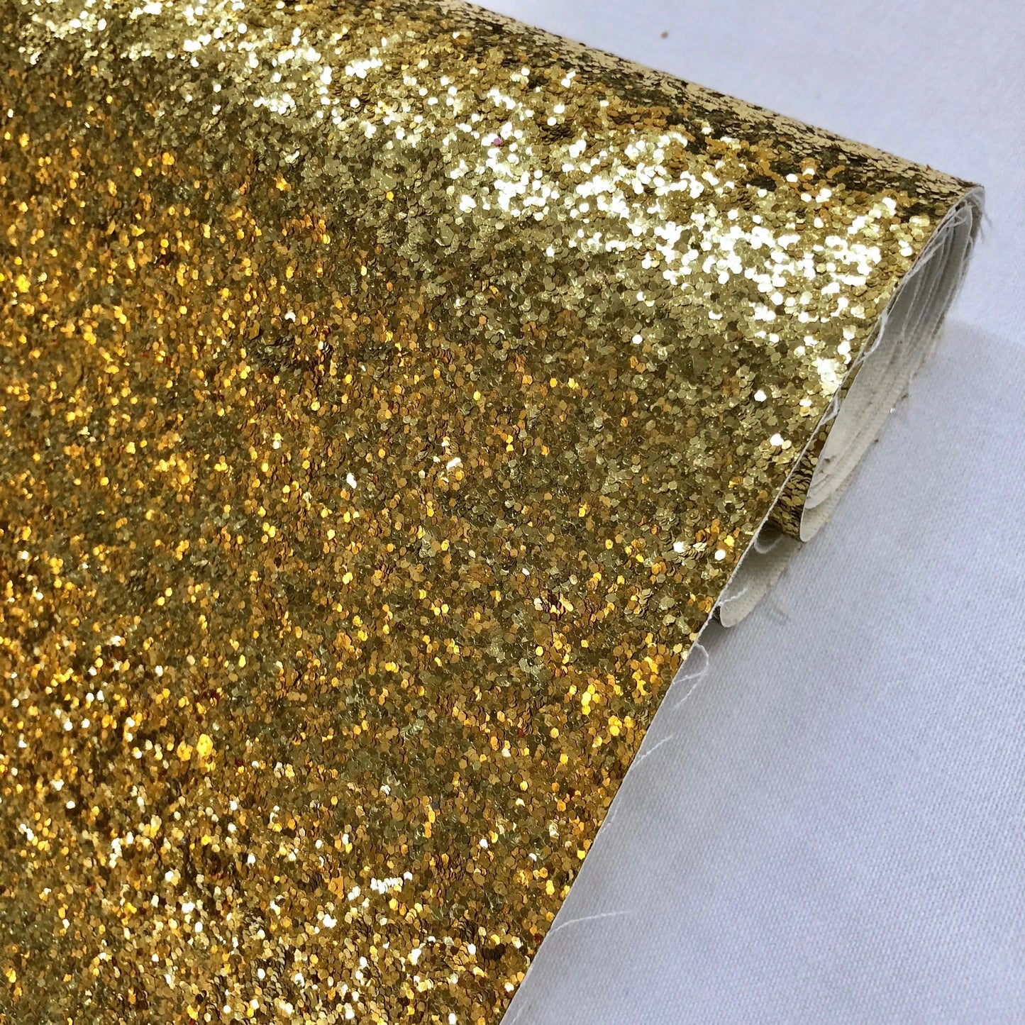 Chunky Glitter Leatherette Fabric â€“ Heavyweight Faux Leather 55" (140cm) Wide | 12.5 Metre Roll