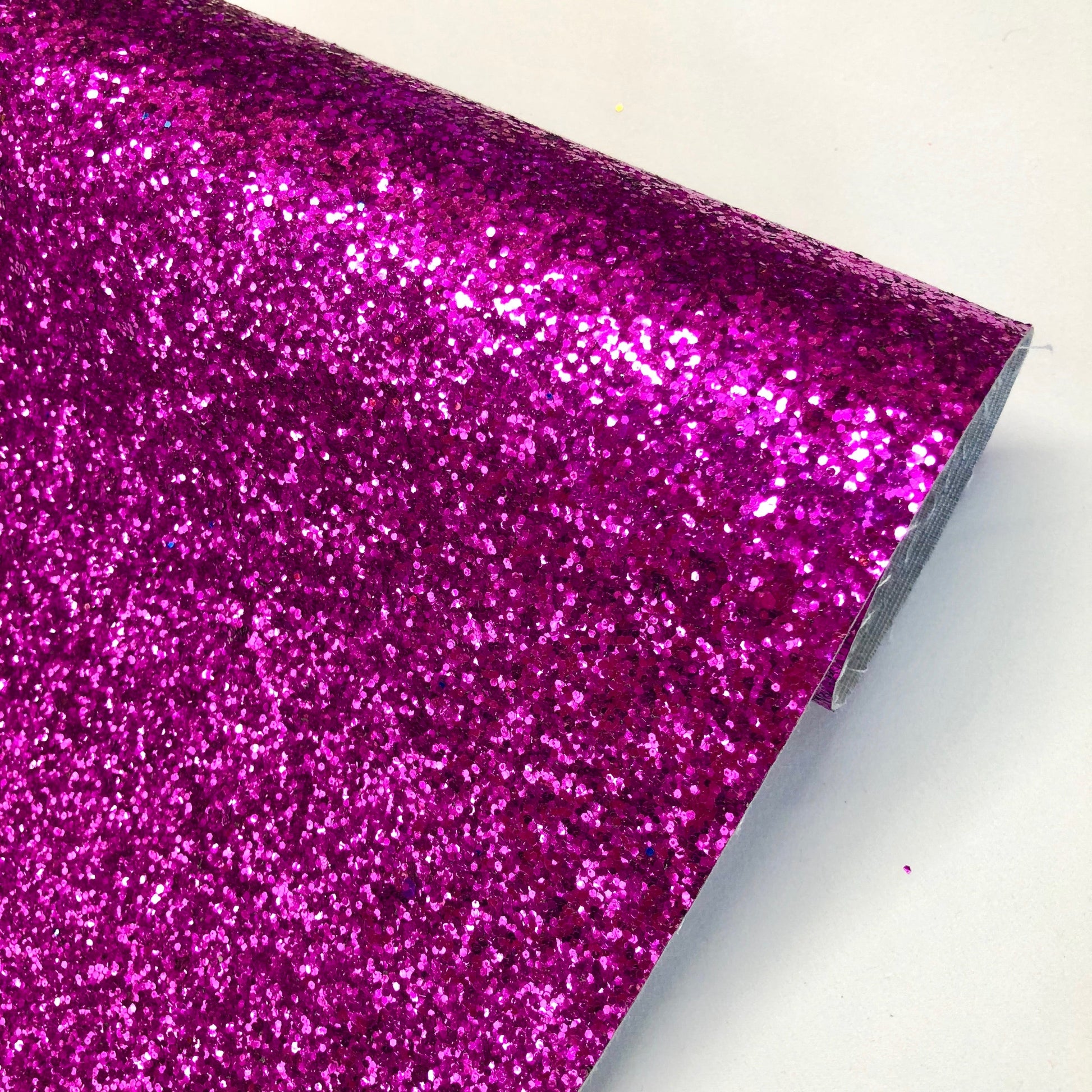 Chunky Glitter Leatherette Fabric | Heavyweight Faux Leather 55" (140cm) Wide – Sold by the Meter
