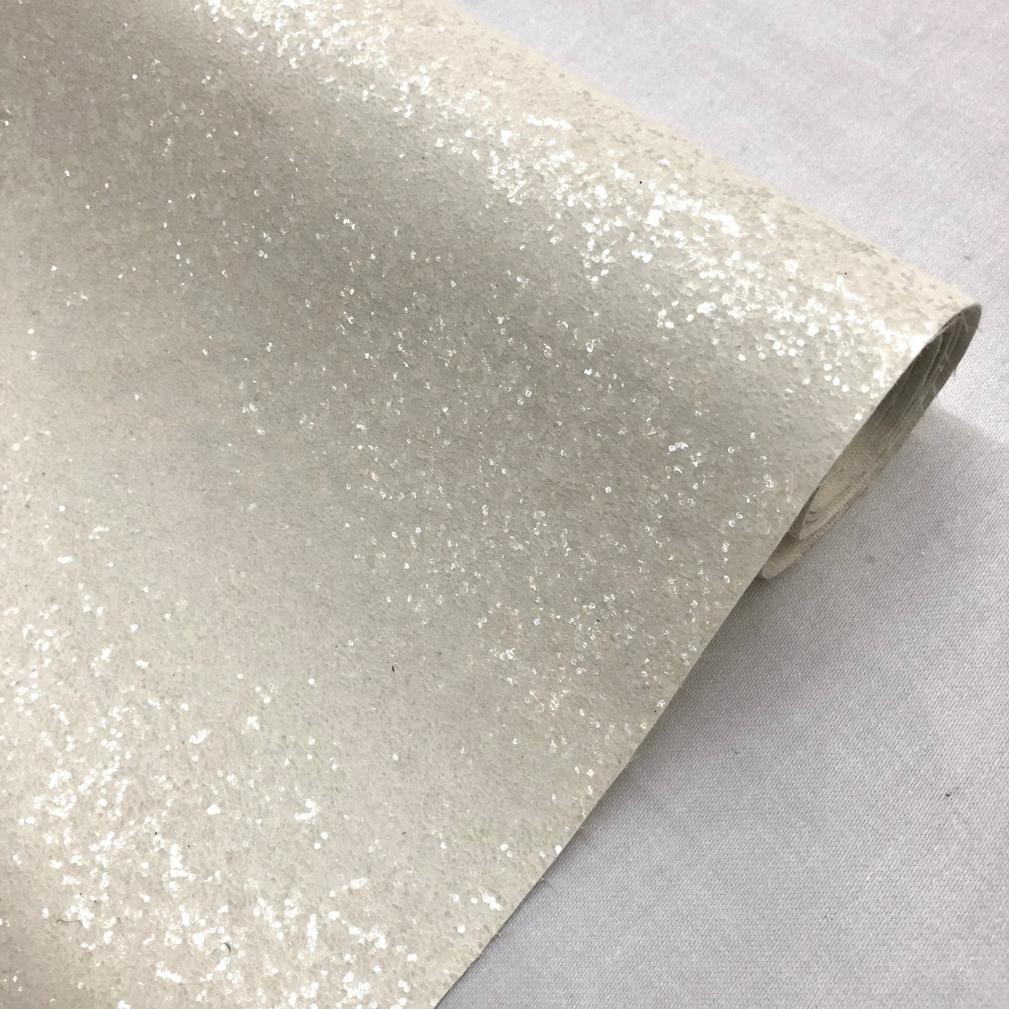 Chunky Glitter Leatherette Fabric | Heavyweight Faux Leather 55" (140cm) Wide – Sold by the Meter