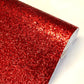 Chunky Glitter Leatherette Fabric â€“ Heavyweight Faux Leather 55" (140cm) Wide | 12.5 Metre Roll