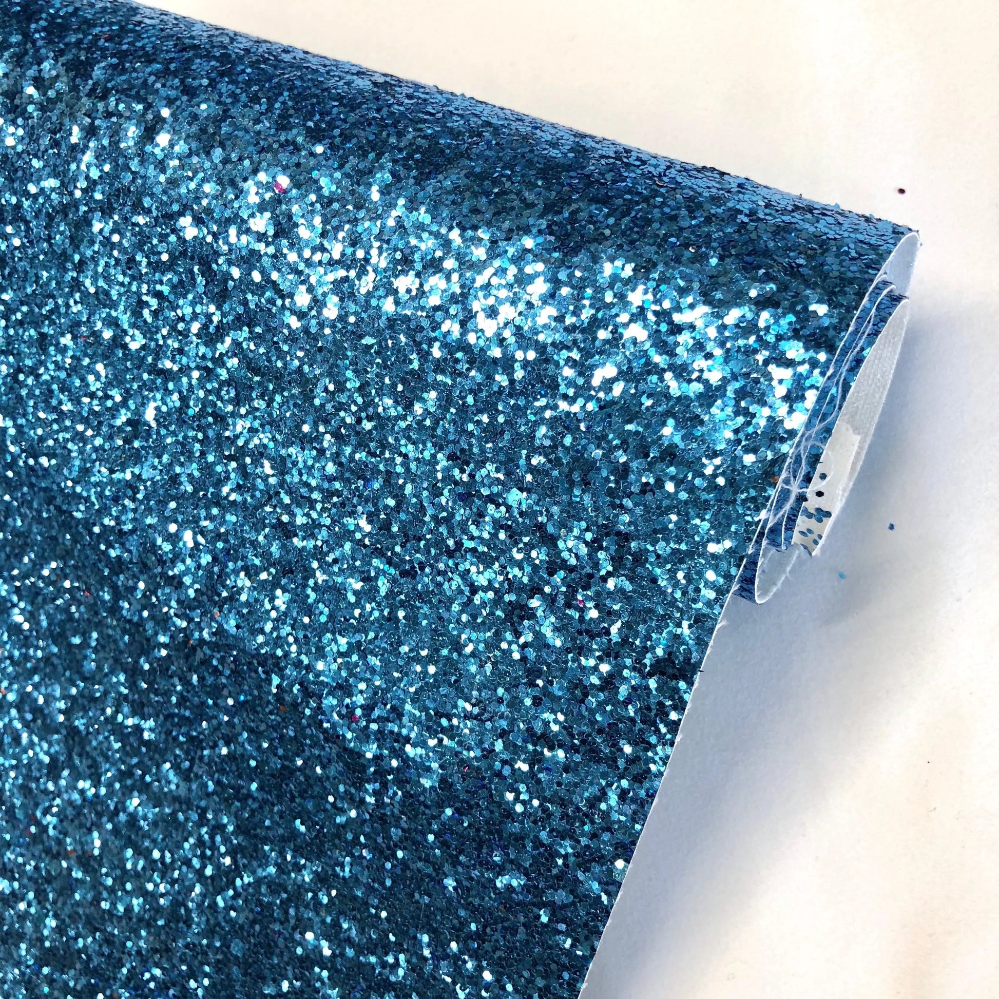 Chunky Glitter Leatherette Fabric â€“ Heavyweight Faux Leather 55" (140cm) Wide | 12.5 Metre Roll