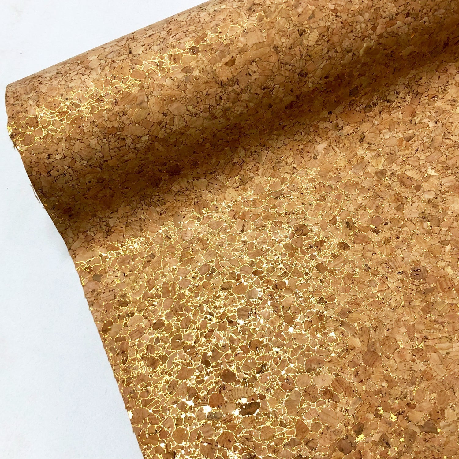 Cork PU Vinyl Fabric | Vegan Friendly Cork Vinyl 140cm Wide