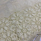 Cream Cotton Floral Embroidery Fabric Lace Broderie Anglaise Dress Craft Material 44" By the Meter