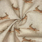 Cotton Rich Linen Look Digitally Printed Panama Fabric | 55" (140cm) Wide 200gsm Craft & Home Décor Material – Sold by the Meter