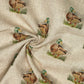 Cotton Rich Linen Look Digitally Printed Panama Fabric | 55" (140cm) Wide 200gsm Craft & Home Décor Material – Sold by the Meter
