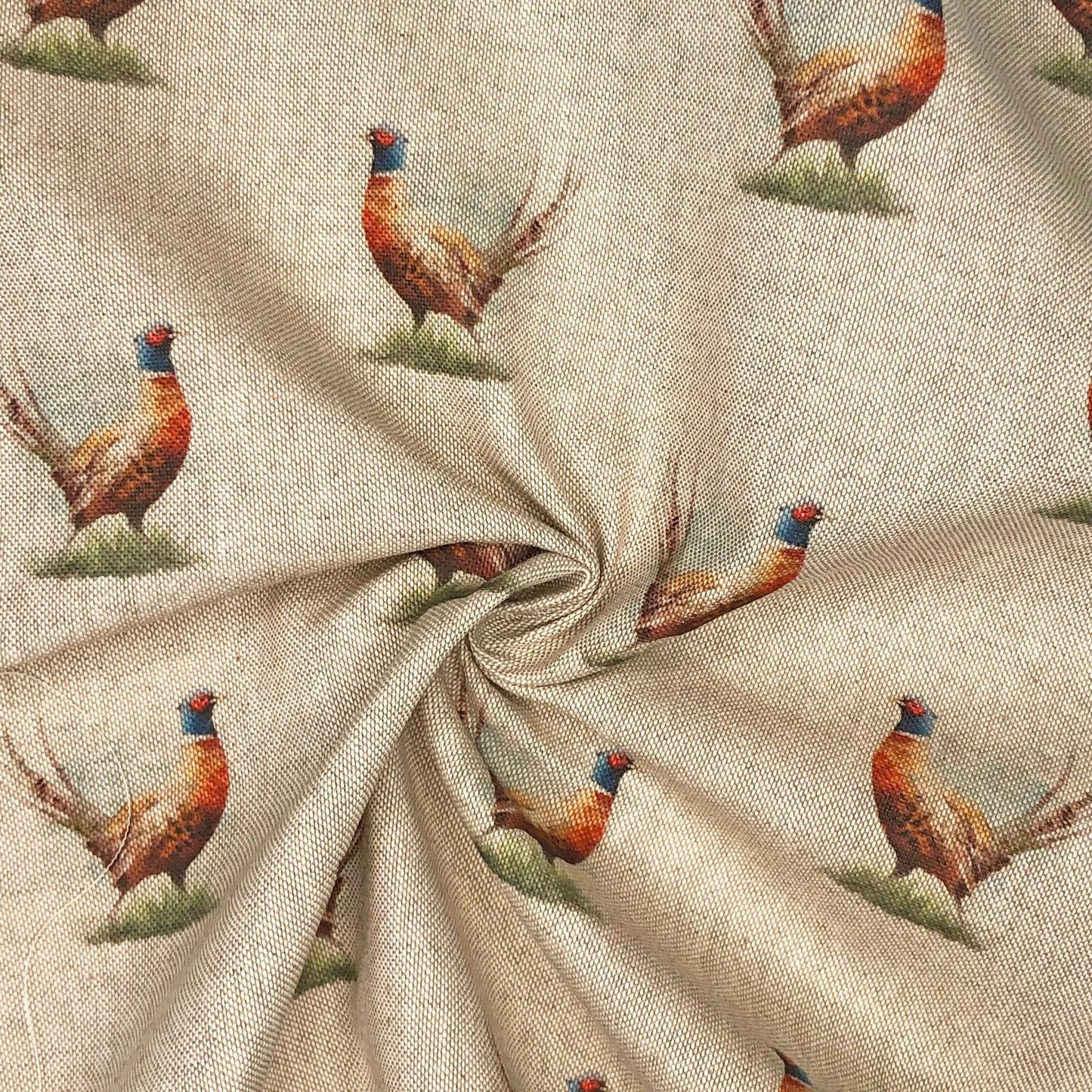 Cotton Rich Linen Look Digitally Printed Panama Fabric | 55" (140cm) Wide 200gsm Craft & Home DÃ©cor Material â€“ Sold by the Meter