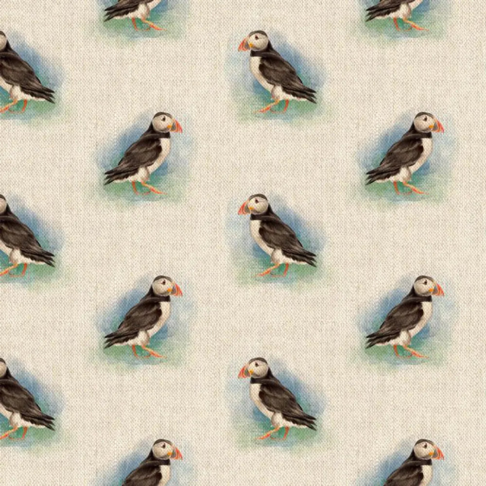 Cotton Rich Linen Look Digitally Printed Panama Fabric | 55" (140cm) Wide 200gsm Craft & Home DÃ©cor Material â€“ Sold by the Meter