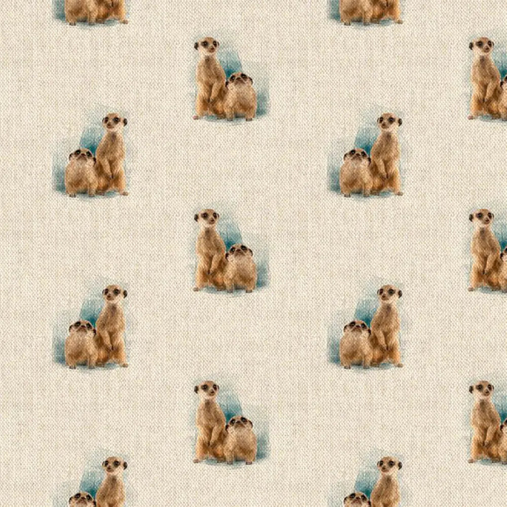 Cotton Rich Linen Look Digitally Printed Panama Fabric | 55" (140cm) Wide 200gsm Craft & Home Décor Material – Sold by the Meter