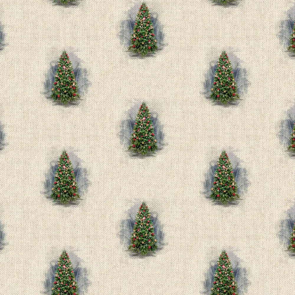 Cotton Rich Linen Look Digitally Printed Panama Fabric | 55" (140cm) Wide 200gsm Craft & Home DÃ©cor Material â€“ Sold by the Meter