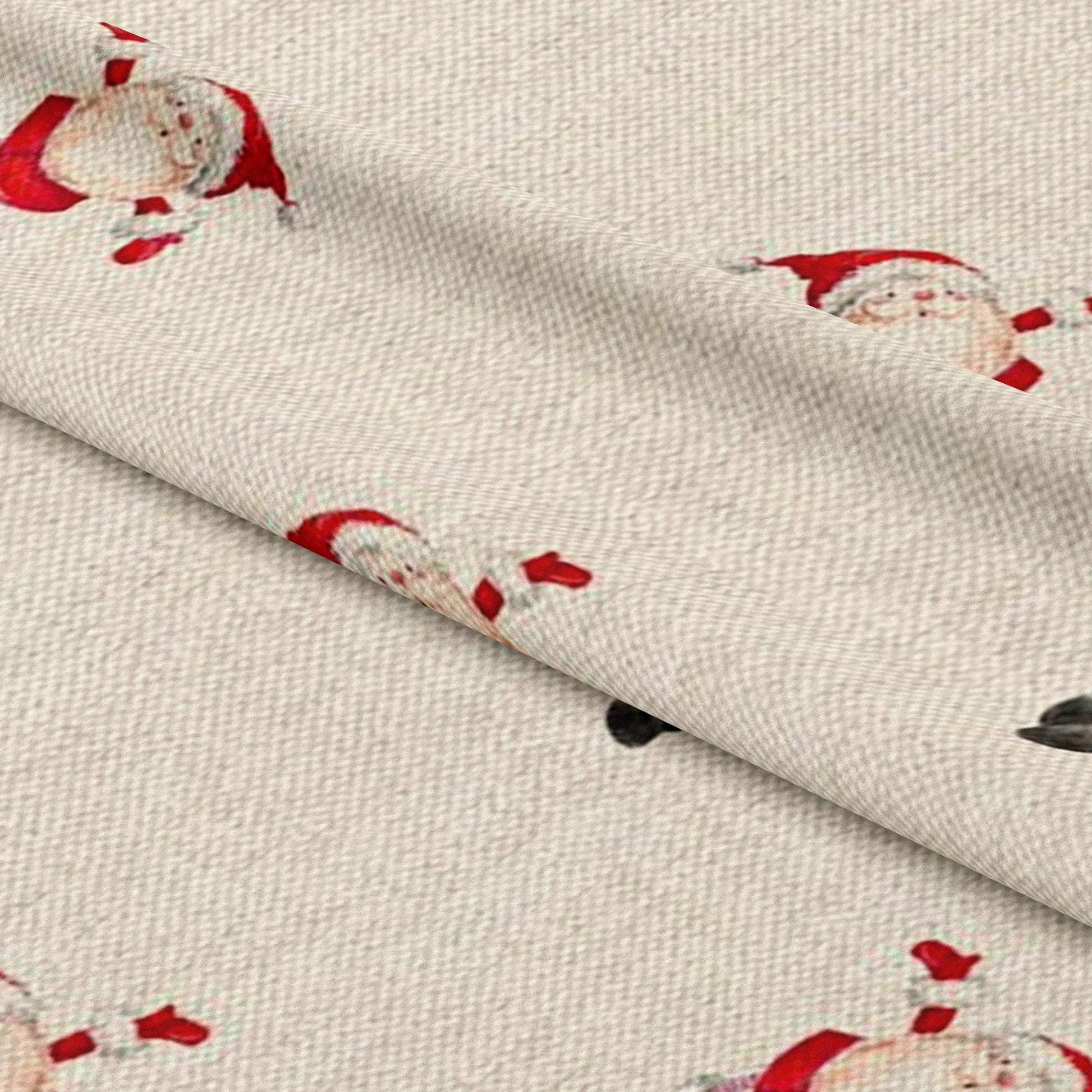 Cotton Rich Linen Look Digitally Printed Panama Fabric | 55" (140cm) Wide 200gsm Craft & Home DÃ©cor Material â€“ Sold by the Meter