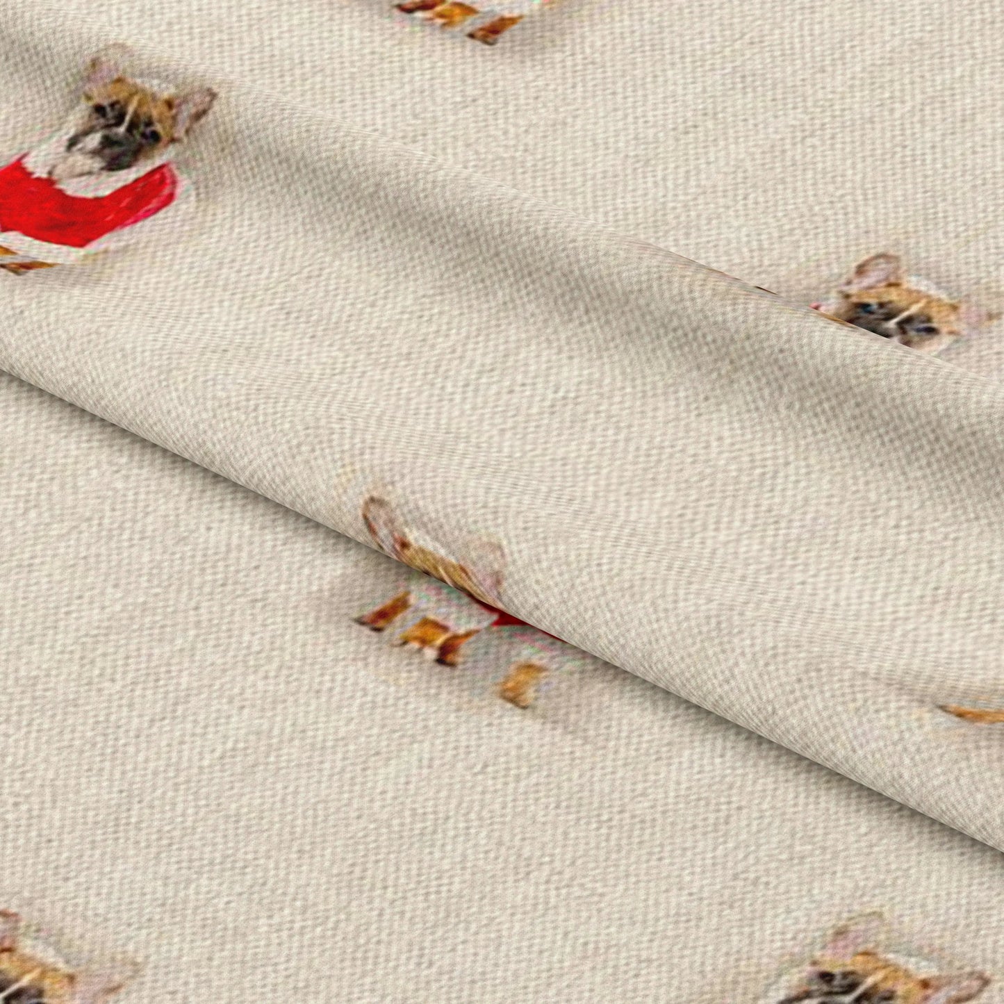 Cotton Rich Linen Look Digitally Printed Panama Fabric | 55" (140cm) Wide 200gsm Craft & Home DÃ©cor Material â€“ Sold by the Meter