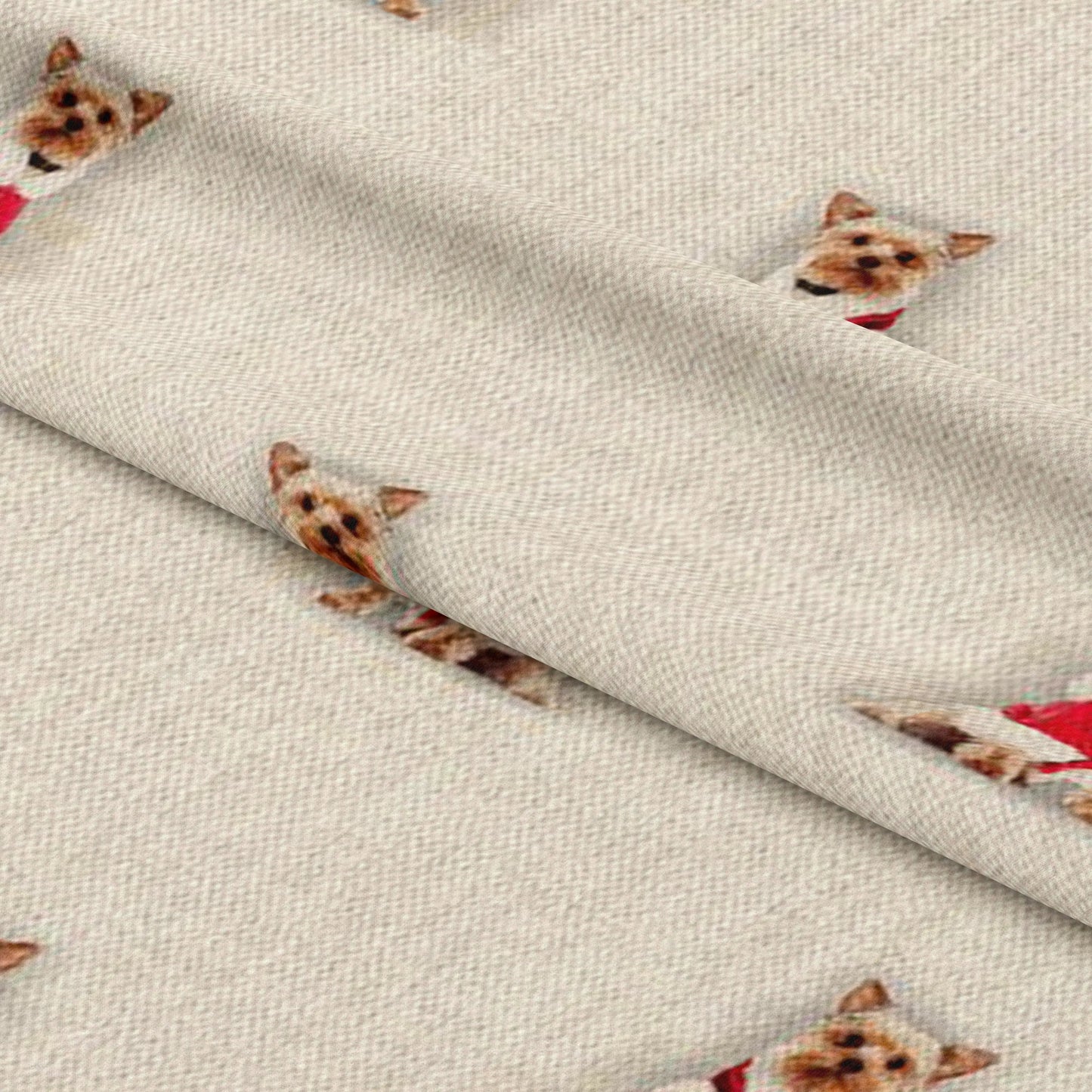 Cotton Rich Linen Look Digitally Printed Panama Fabric | 55" (140cm) Wide 200gsm Craft & Home DÃ©cor Material â€“ Sold by the Meter