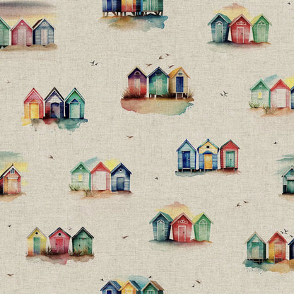 Cotton Rich Linen Look Digitally Printed Panama Fabric | 55" (140cm) Wide 200gsm Craft & Home DÃ©cor Material â€“ Sold by the Meter