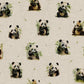 Cotton Rich Linen Look Digitally Printed Panama Fabric | 55" (140cm) Wide 200gsm Craft & Home DÃ©cor Material â€“ Sold by the Meter