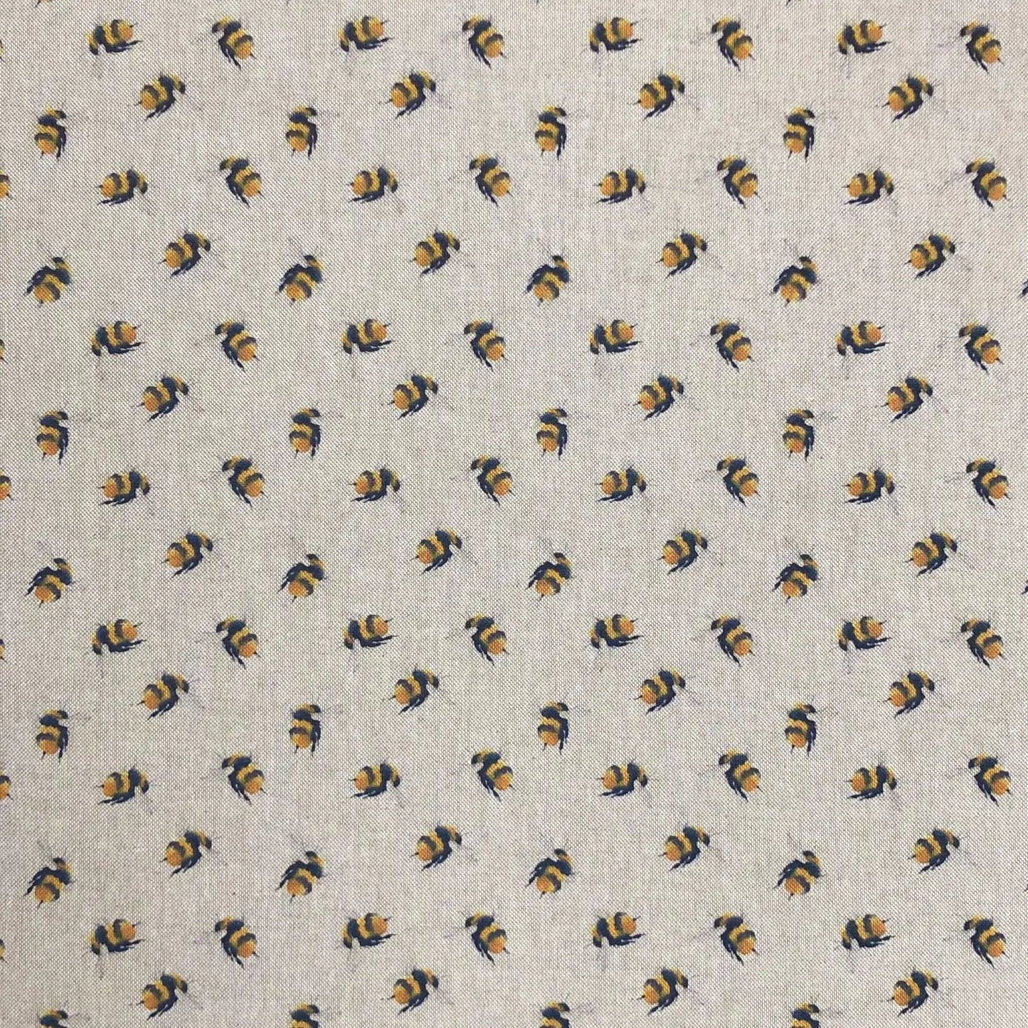 Cotton Rich Linen Look Printed Panama Fabric | 55" (140cm) Wide 200gsm Craft & Home Décor Fabric – Sold by the Meter