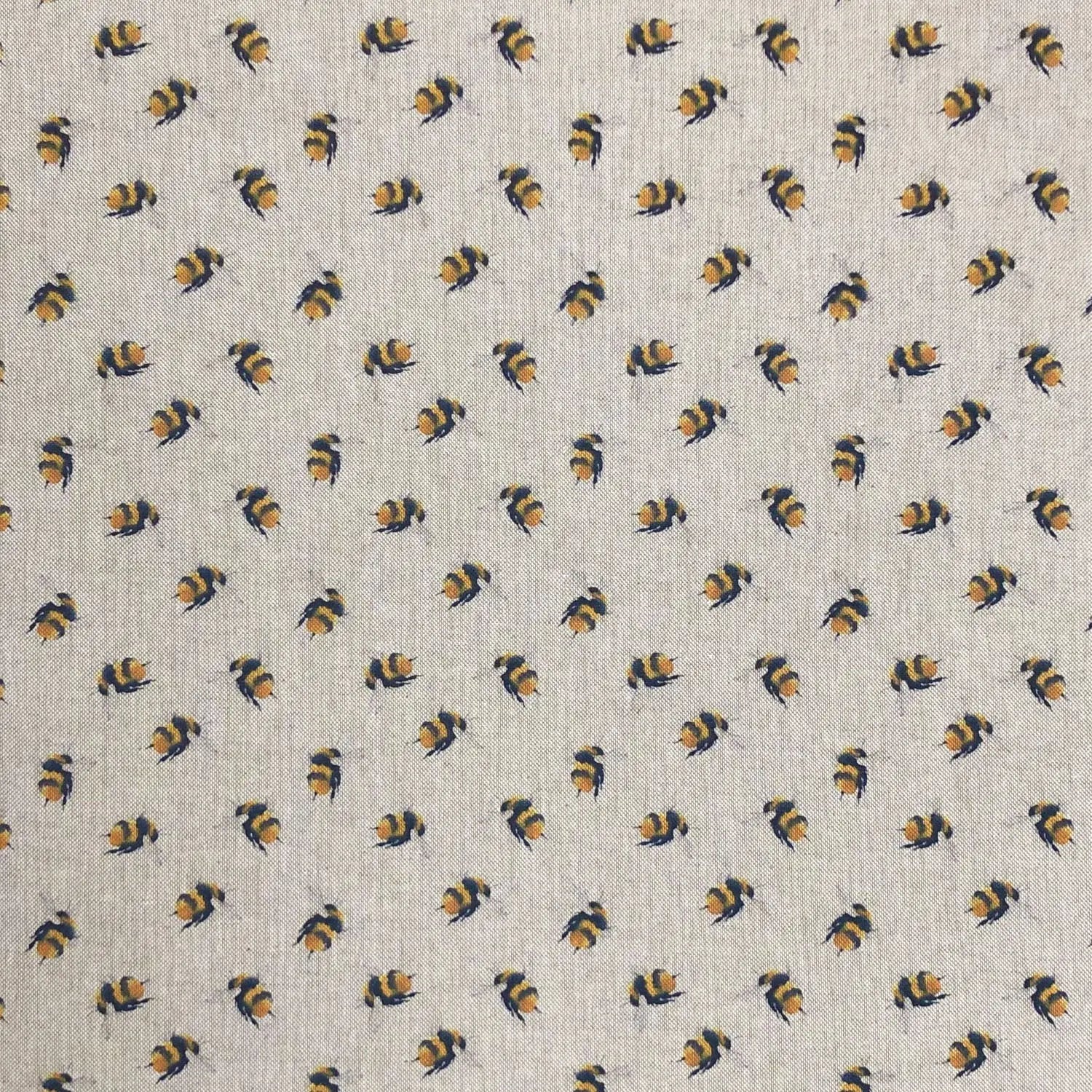 Cotton Rich Linen Look Printed Panama Fabric | 55" (140cm) Wide 200gsm Craft & Home DÃ©cor Fabric â€“ Sold by the Meter