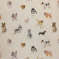 Cotton Rich Linen Look Printed Panama Fabric | 55" (140cm) Wide 200gsm Craft & Home DÃ©cor Fabric â€“ Sold by the Meter