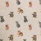 Cotton Rich Linen Look Printed Panama Fabric | 55" (140cm) Wide 200gsm Craft & Home DÃ©cor Fabric â€“ Sold by the Meter