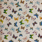 Cotton Rich Linen Look Printed Panama Fabric | 55" (140cm) Wide 200gsm Craft & Home Décor Fabric – Sold by the Meter