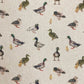 Cotton Rich Linen Look Printed Panama Fabric | 55" (140cm) Wide 200gsm Craft & Home Décor Fabric – Sold by the Meter