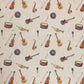 Cotton Rich Linen Look Printed Panama Fabric | 55" (140cm) Wide 200gsm Craft & Home DÃ©cor Fabric â€“ Sold by the Meter