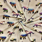 Cotton Rich Linen Look Printed Panama Fabric | 55" (140cm) Wide 200gsm Craft & Home DÃ©cor Fabric â€“ Sold by the Meter