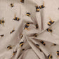 Cotton Rich Linen Look Printed Panama Fabric | 55" (140cm) Wide 200gsm Craft & Home Décor Fabric – Sold by the Meter