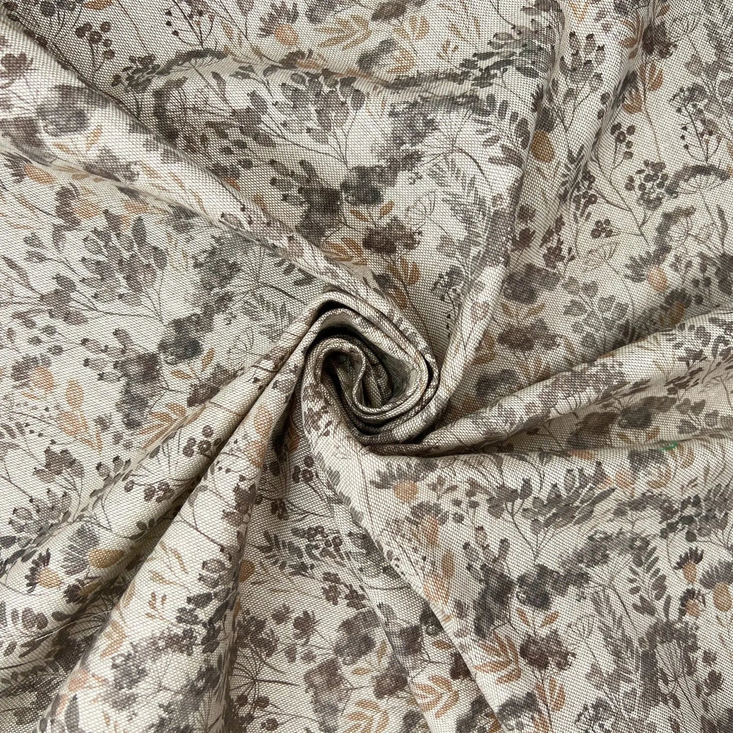 Cotton Rich Linen Look Printed Panama Fabric | 55" (140cm) Wide 200gsm Craft & Home Décor Fabric – Sold by the Meter