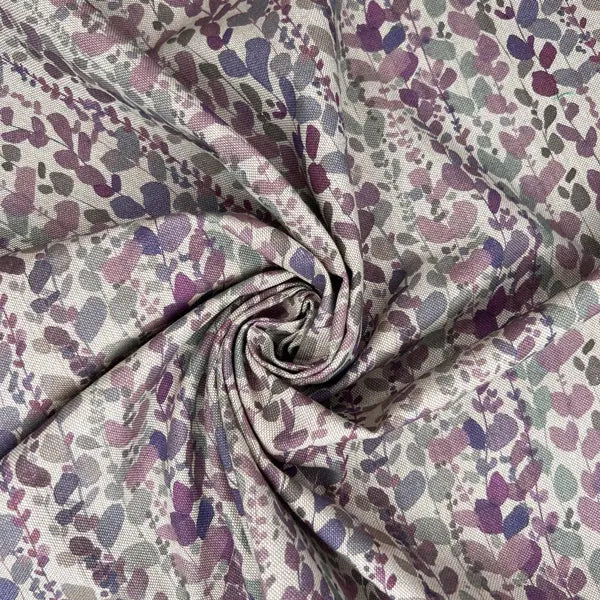 Cotton Rich Linen Look Printed Panama Fabric | 55" (140cm) Wide 200gsm Craft & Home DÃ©cor Fabric â€“ Sold by the Meter