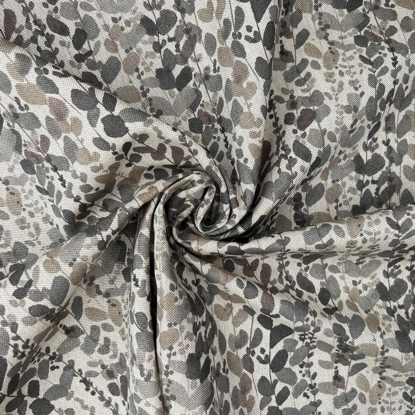 Cotton Rich Linen Look Printed Panama Fabric | 55" (140cm) Wide 200gsm Craft & Home DÃ©cor Fabric â€“ Sold by the Meter