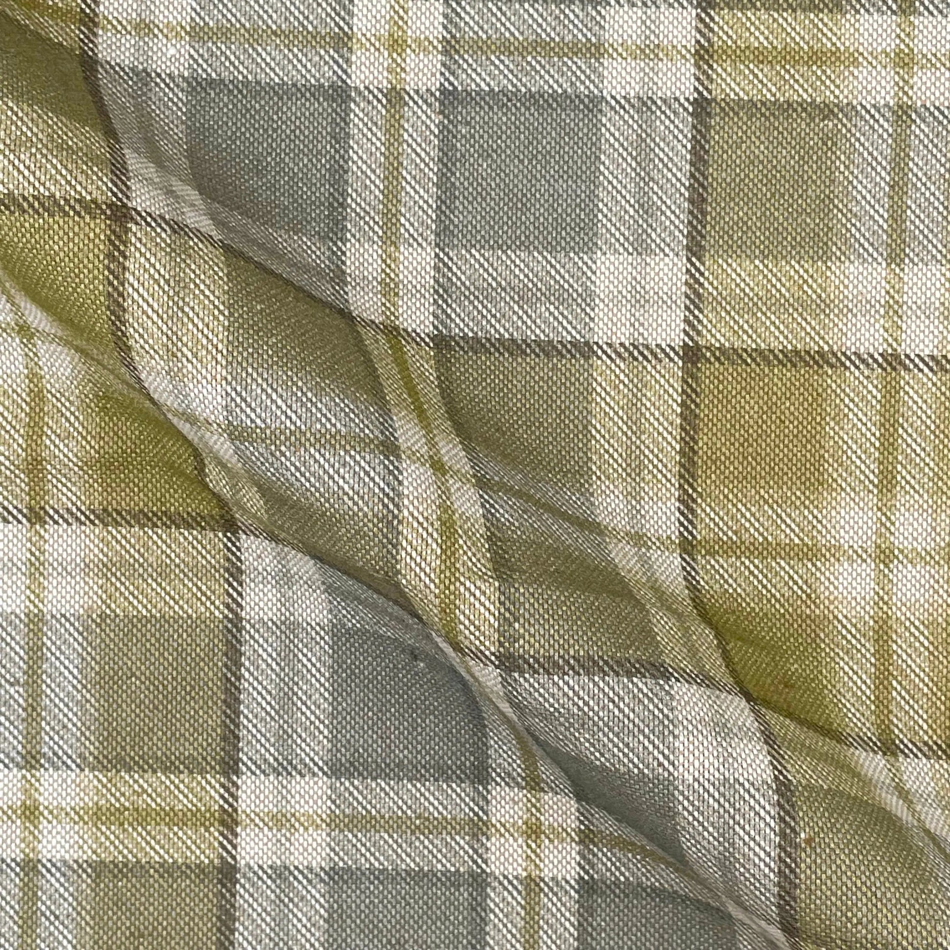 Cotton Rich Linen Look Printed Panama Fabric | 55" (140cm) Wide 200gsm Craft & Home Décor Fabric – Sold by the Meter