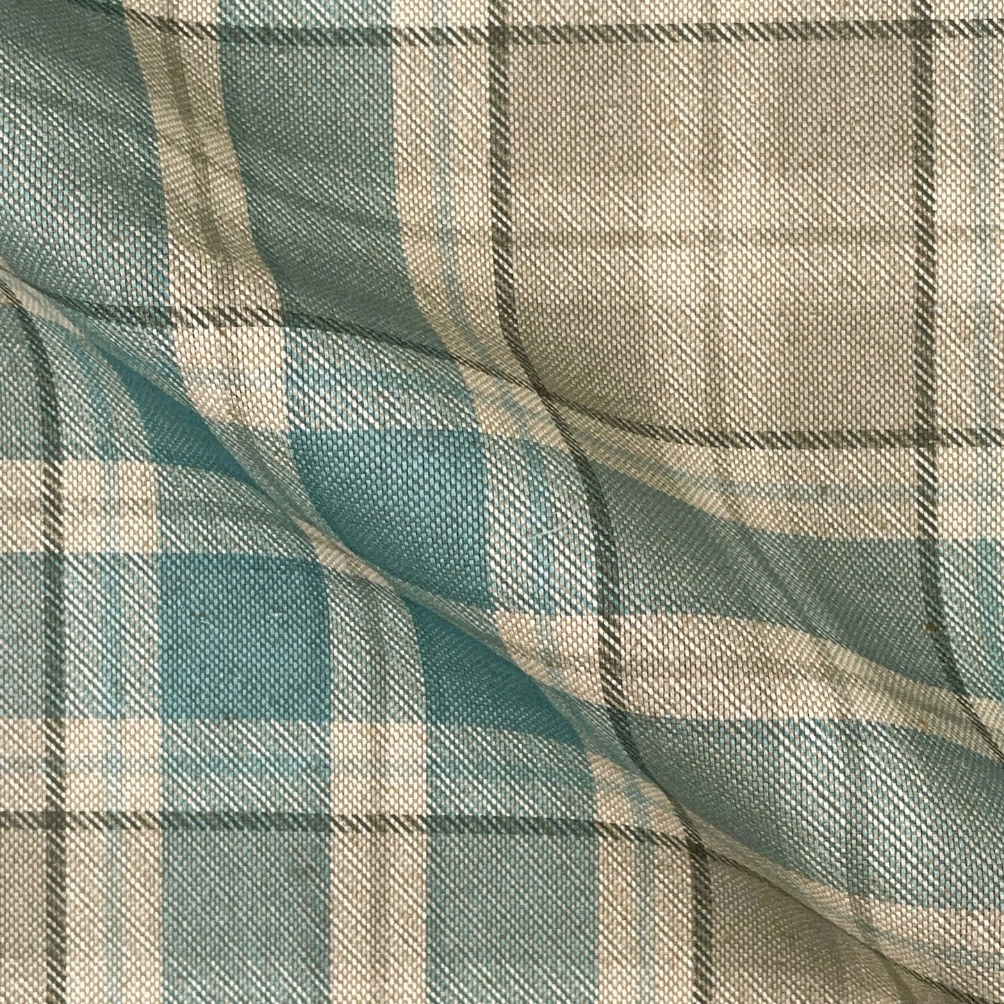 Cotton Rich Linen Look Printed Panama Fabric | 55" (140cm) Wide 200gsm Craft & Home DÃ©cor Fabric â€“ Sold by the Meter