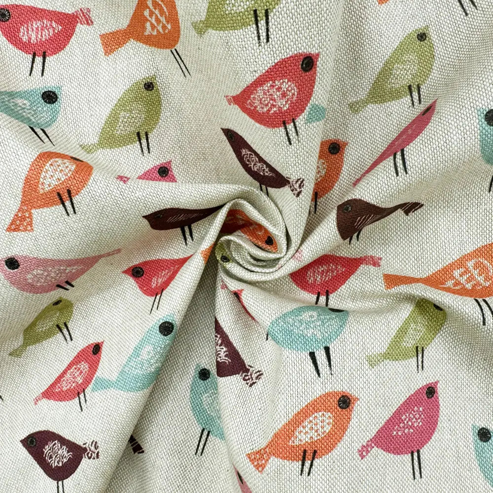 Cotton Rich Linen Look Printed Panama Fabric | 55" (140cm) Wide 200gsm Craft & Home DÃ©cor Fabric â€“ Sold by the Meter