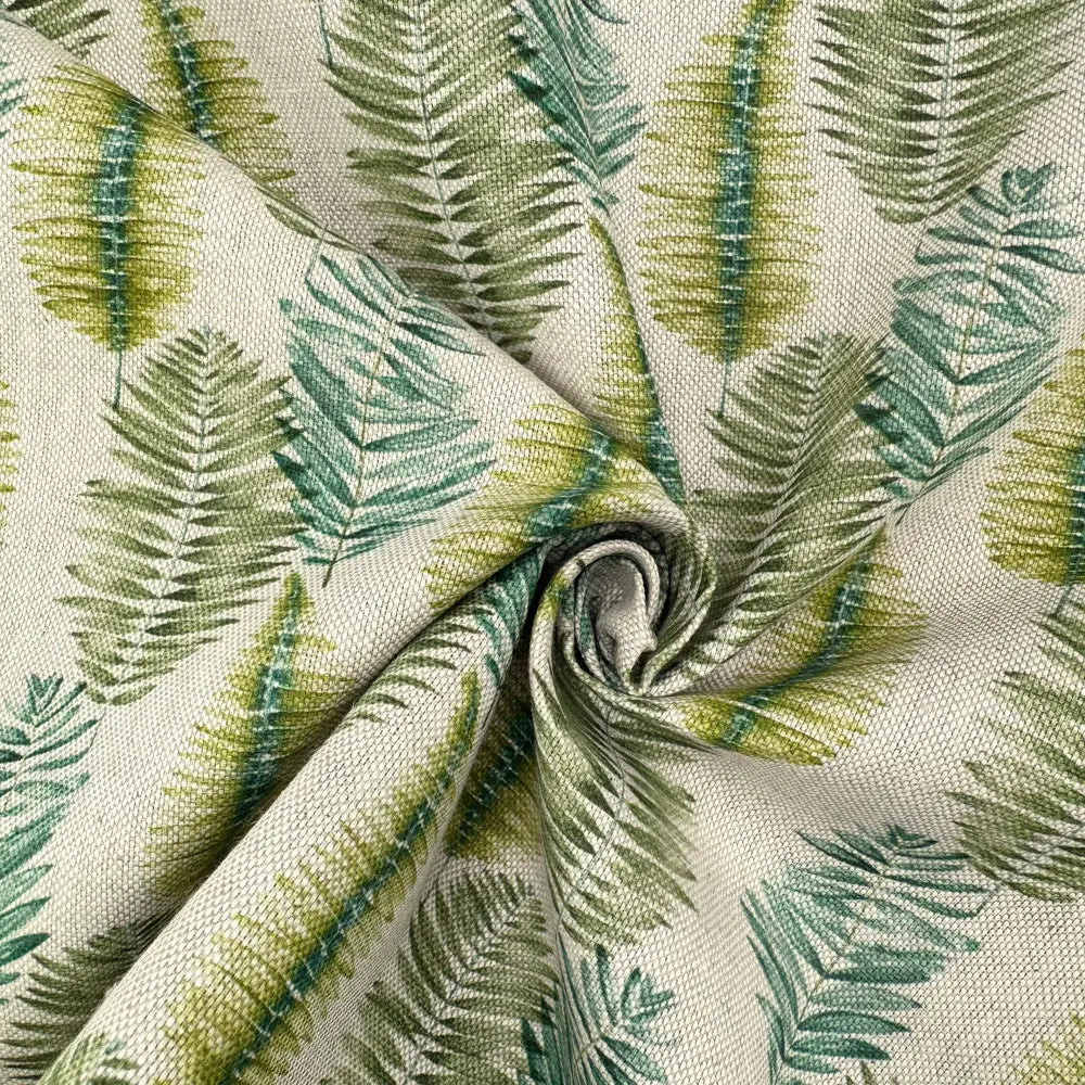 Cotton Rich Linen Look Printed Panama Fabric | 55" (140cm) Wide 200gsm Craft & Home DÃ©cor Fabric â€“ Sold by the Meter