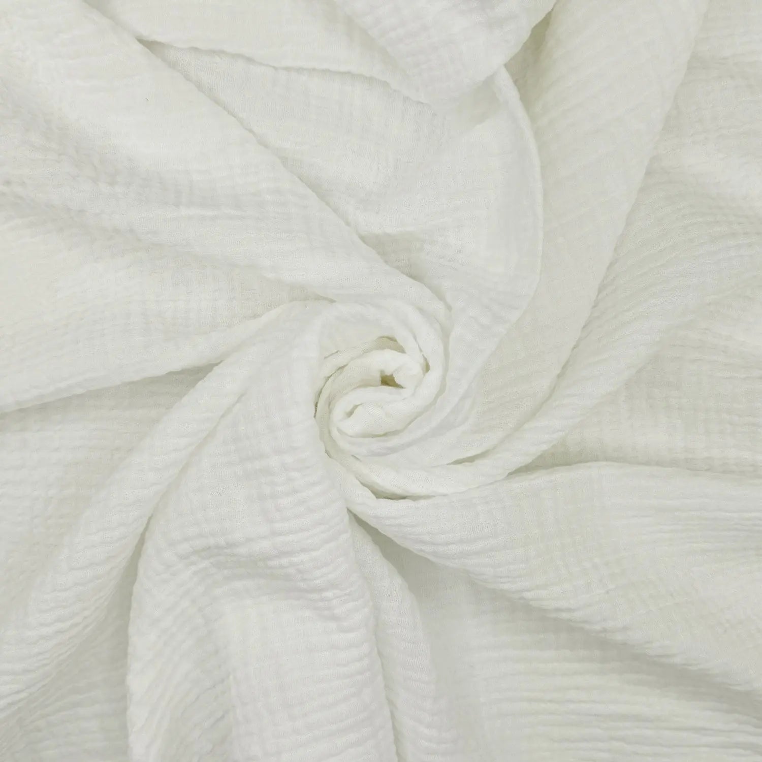 100% Cotton Double Gauze Fabric | Soft Lightweight OEKO-TEX Cotton 52" (132cm) Wide â€“ Sold by the Meter