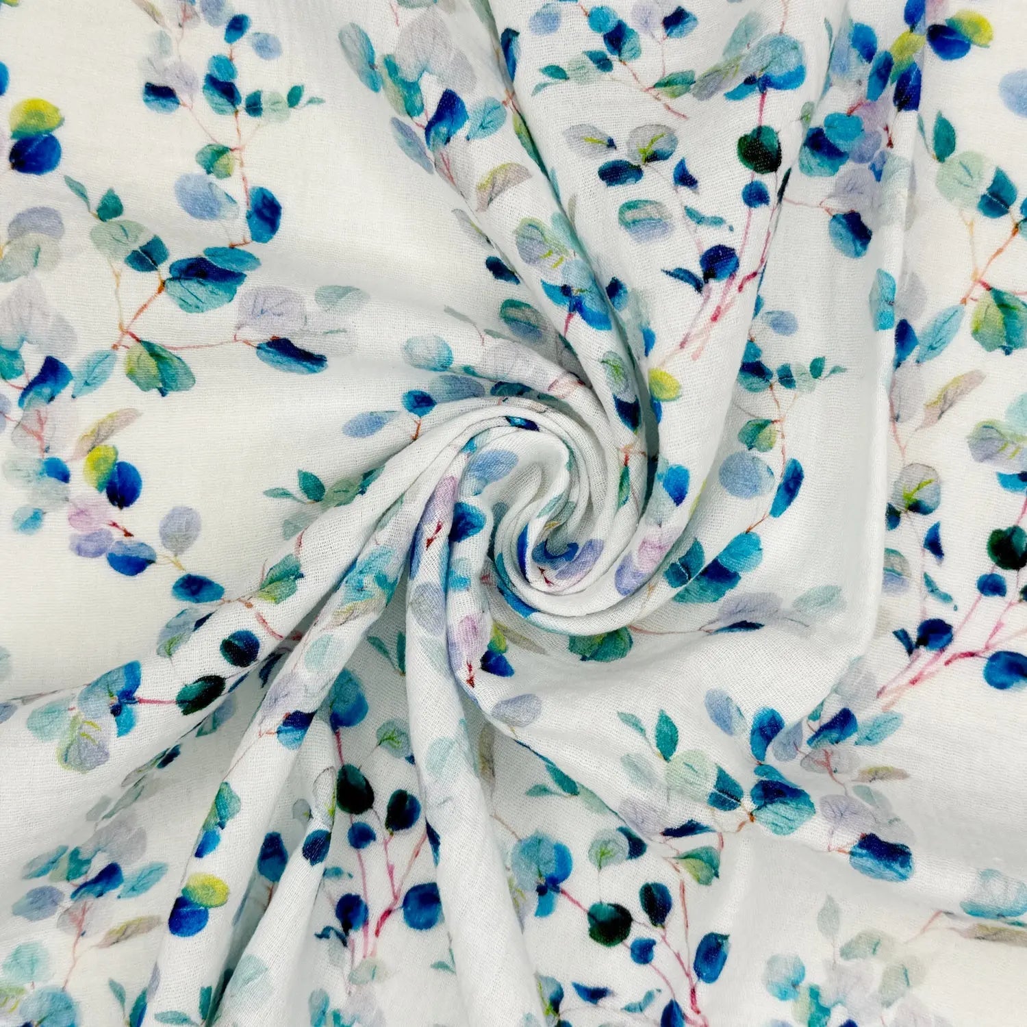 100% Cotton Printed Double Gauze Fabric | Soft Breathable Lightweight 52" (132cm) Wide Dressmaking & Craft Material â€“ Sold by the Meter