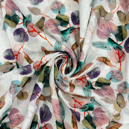 100% Cotton Printed Double Gauze Fabric | Soft Breathable Lightweight 52" (132cm) Wide Dressmaking & Craft Material – Sold by the Meter