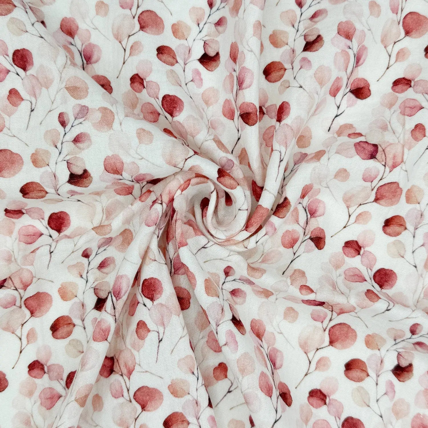 100% Cotton Printed Double Gauze Fabric | Soft Breathable Lightweight 52" (132cm) Wide Dressmaking & Craft Material â€“ Sold by the Meter