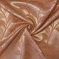 Luxurious Satin Jacquard Floral Upholstery Fabric – 58" for Curtains and Dressmaking (Dusky Pink Ivy)