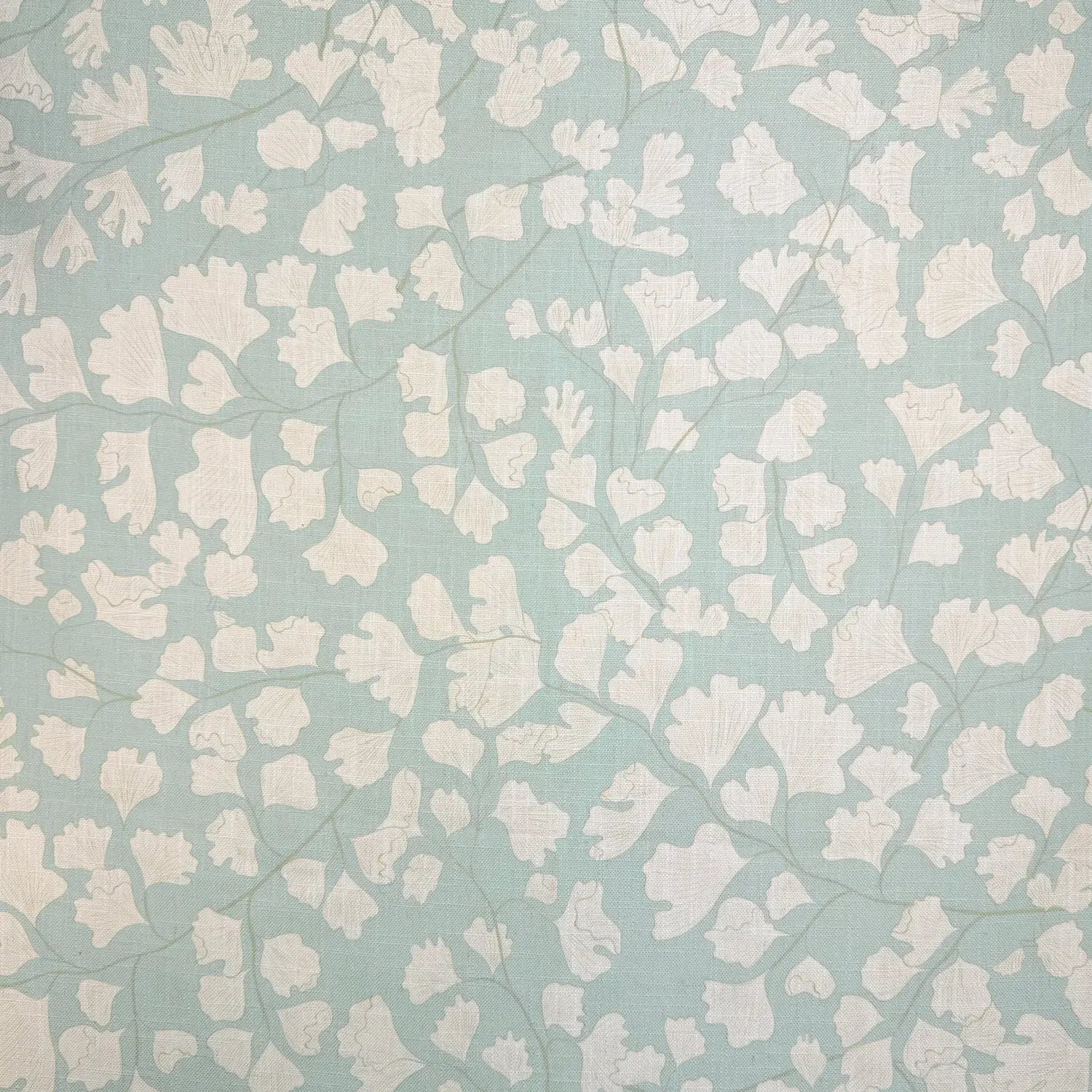 Printed Linen Look Upholstery Fabric | Heavyweight Linen Blend 55" (140cm) Wide Curtains, Blinds & Furnishing Fabric – Sold by the Meter