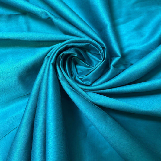 Dark Jade 100% Cotton Sateen Material Curtain Lining Dress Craft Quilting Fabric 44" By The Meter