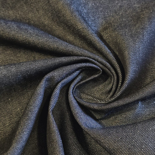 Deep Cobalt Denim Fabric 12oz Heavy Weight – Extra Wide 180cm | Premium Quality Material for Dressmaking, Crafts & Costumes By The Meter