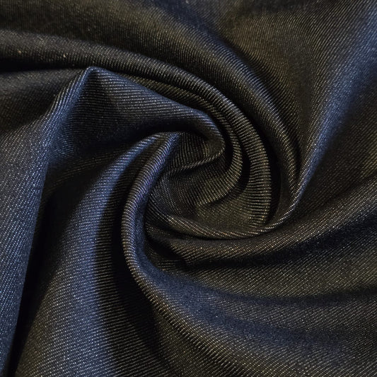 Deep Indigo Denim Fabric 12oz Heavy Weight – Extra Wide 180cm | Premium Quality Material for Dressmaking, Crafts & Costumes By The Meter