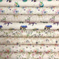 Cotton Rich Linen Look Printed Panama Fabric | 55" (140cm) Wide 200gsm Craft & Home DÃ©cor Fabric â€“ Sold by the Meter