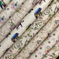 Cotton Rich Linen Look Printed Panama Fabric | 55" (140cm) Wide 200gsm Craft & Home Décor Fabric – Sold by the Meter