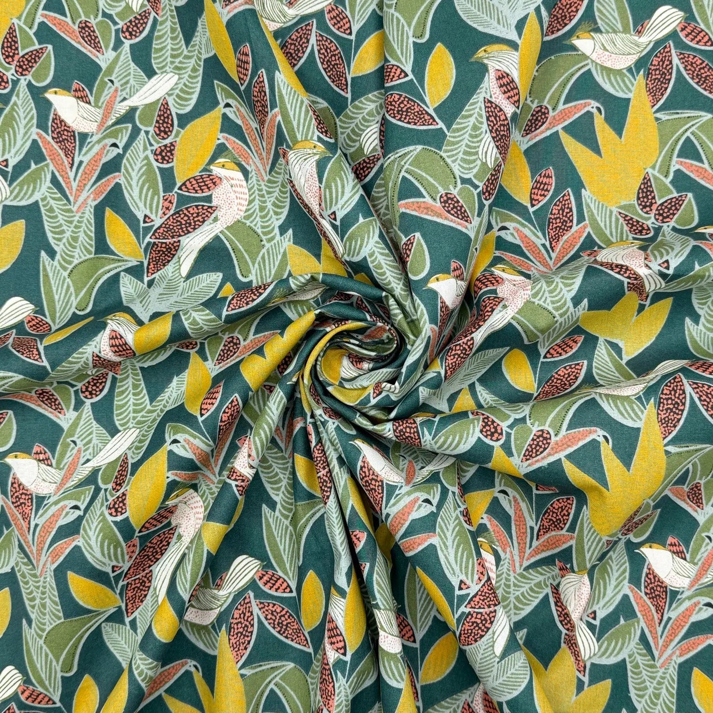 Printed Cotton Fabric | Lightweight 100% Cotton 57" (145cm) Wide Dressmaking & Craft Fabric â€“ Sold by the Meter